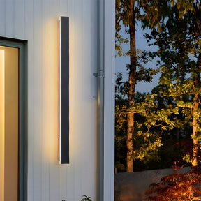 Modern Minimalist Waterproof Outdoor Linear Wall Lamp for Porch