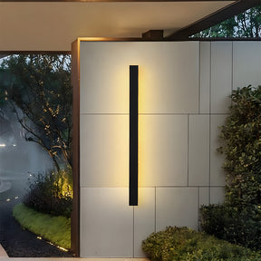 Modern Minimalist Waterproof Outdoor Linear Wall Lamp for Porch