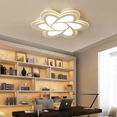 Minimalist Flower Acrylic White LED Ceiling Light