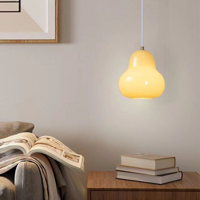 French Cream Glass Pendant Light