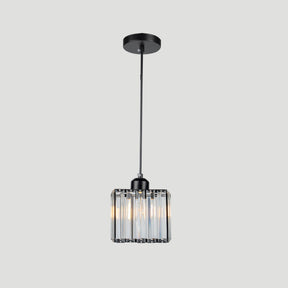 Modern Multi-Head Glass Kitchen Black Pendant Light