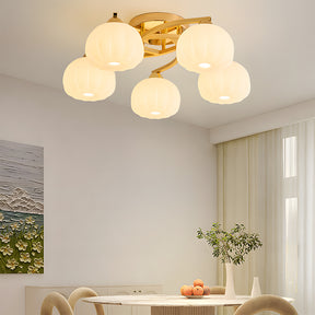 Contemporary Modern Semi-Flush Mount Ceiling Light