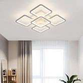 Modern Geometric Square LED Ceiling Lights for Office Bedroom