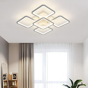 Modern Geometric Square LED Ceiling Lights for Office Bedroom