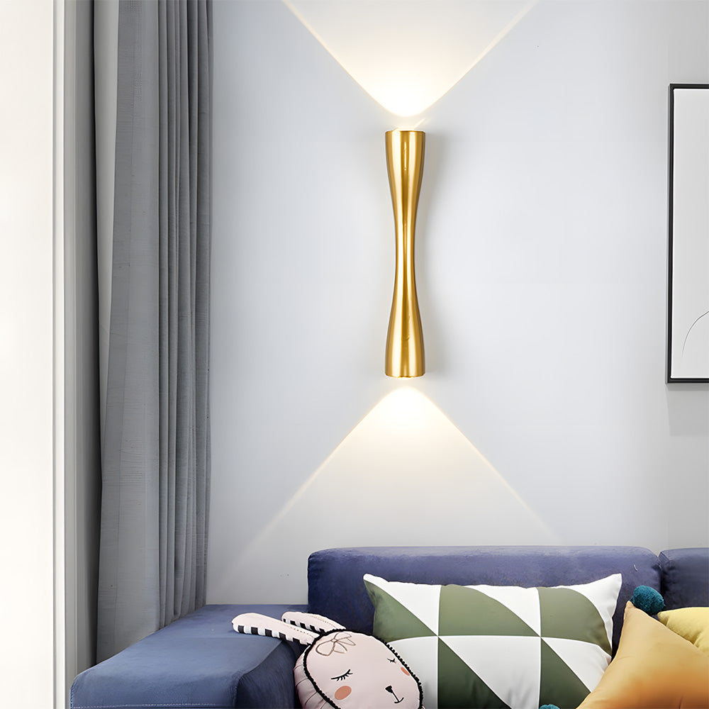 Modern Minimalist Up and Down Outdoor Wall Lights