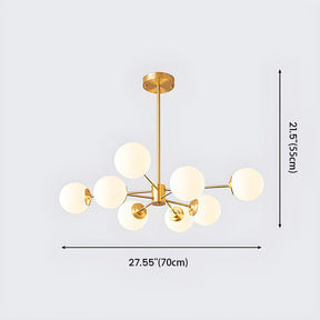 Gold Luxury Brass Chandelier Light For Bedroom