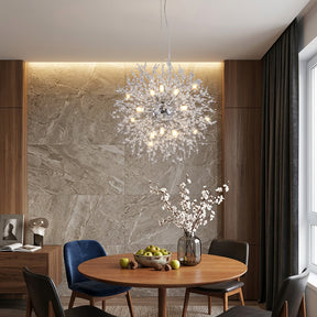 Modern Dandelion Chandelier Luxury Firework Pendant Light for Dining Room
