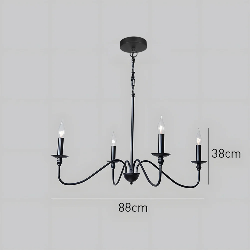 Simple Modern Iron Bedroom Pendant Lights