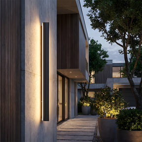 Modern Minimalist Waterproof Outdoor Linear Wall Lamp for Porch