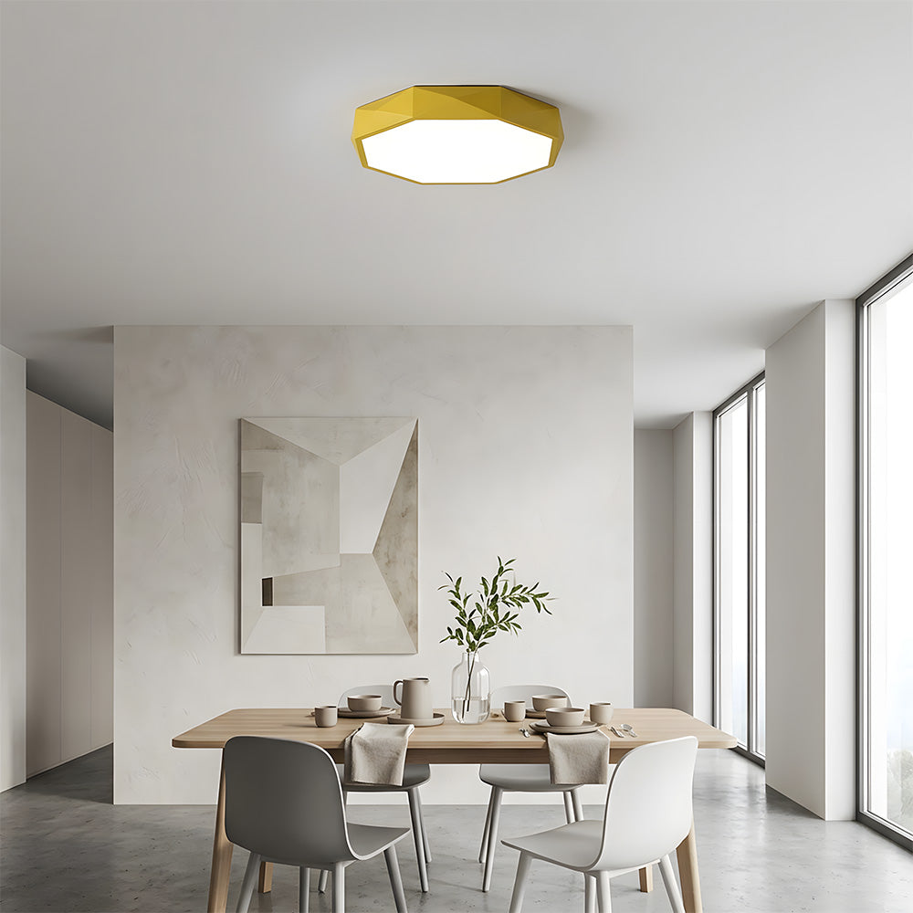 Stylish Geometric Flush Mount Acrylic Ceiling Lights for Bedroom