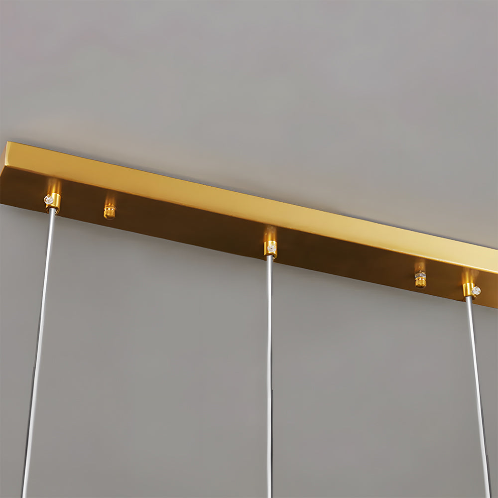 Creative Modern Crystal Gold Raindrop Chandelier