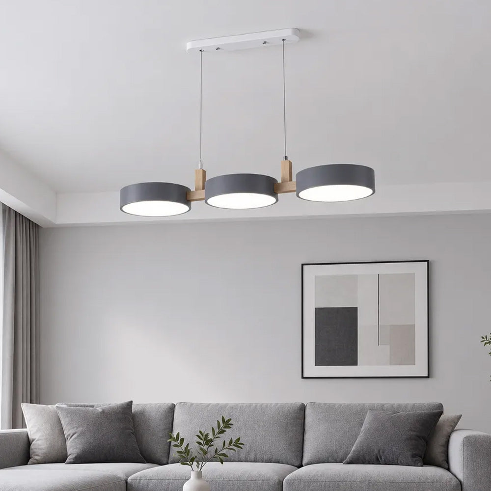 Aria Nordic Wood Pendant Chandelier