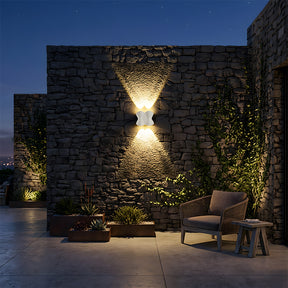 Modern Outdoor LED Up and Down Wall Lights for Garage Patio