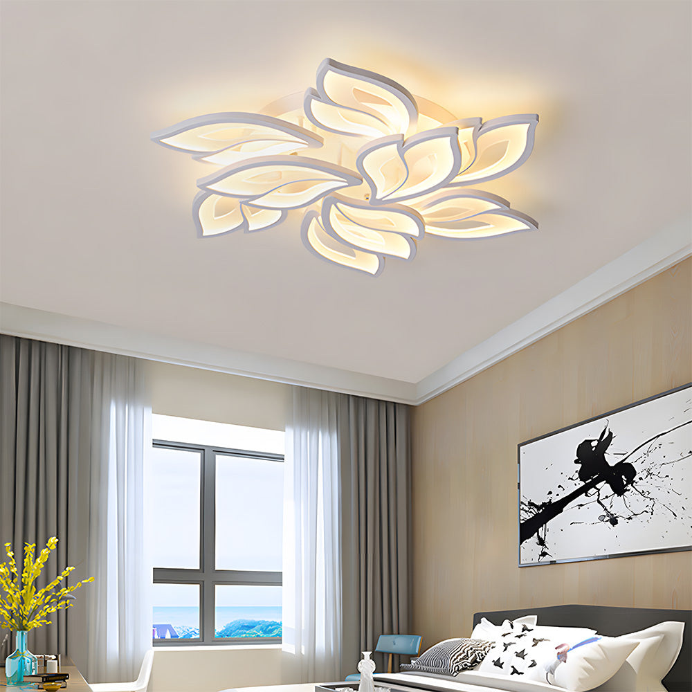 Creative Design Petals White Ceiling Light For Living Room