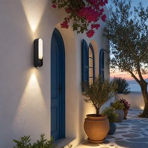Up and Down Motion Sensor Aluminium Outdoor Wall Lights for Doorways
