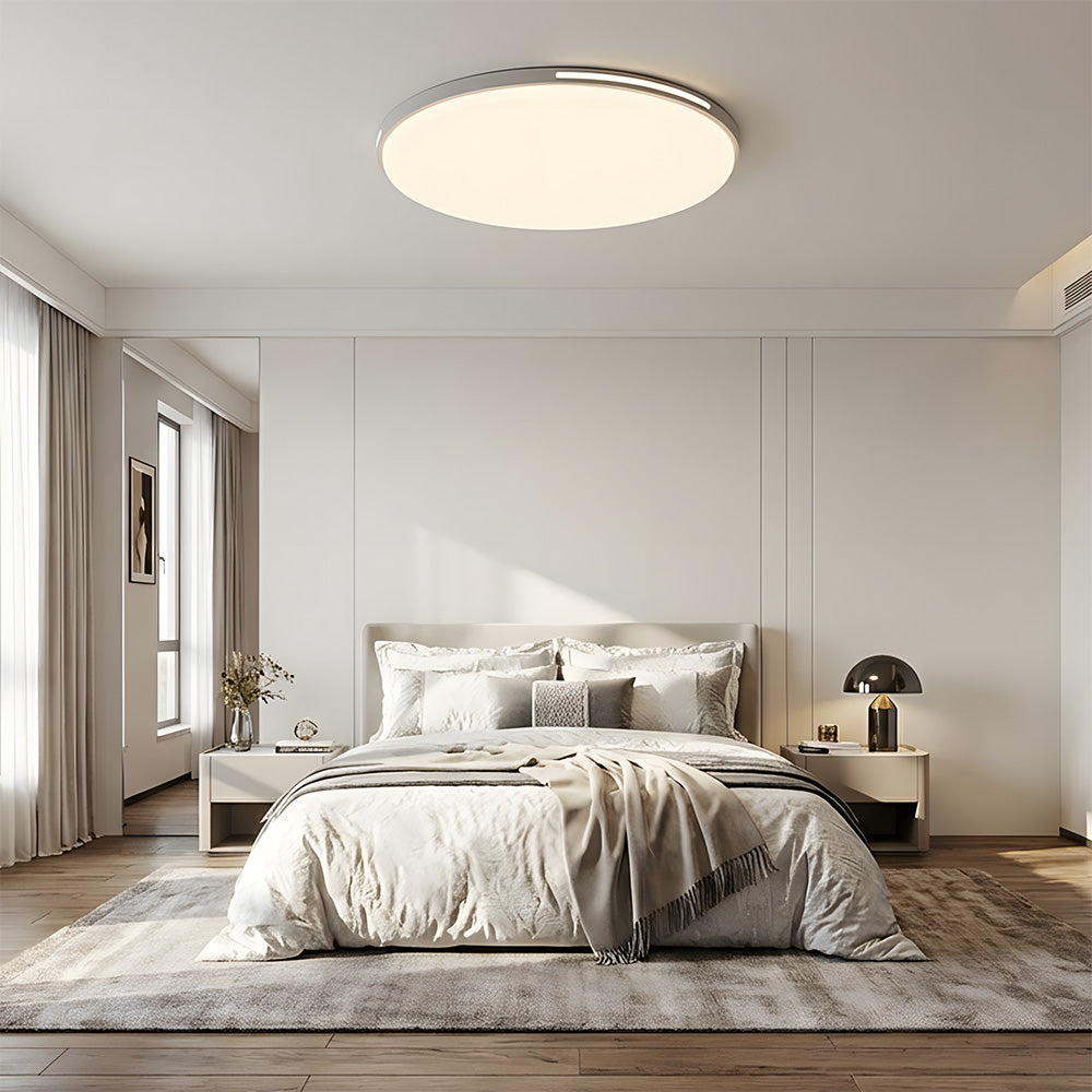 Luxury Round LED Ceiling Lights, Flush Ceiling Lamp for Bedroom, Living Room