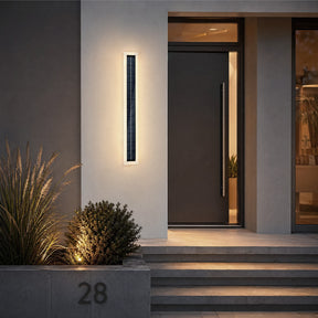 IP65 Solar Outdoor Wall Lights Exterior Garden Courtyard Villa Front Door Lighting, Dusk-to-Dawn
