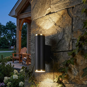 Atlas Dual Beam Outdoor Wall Light