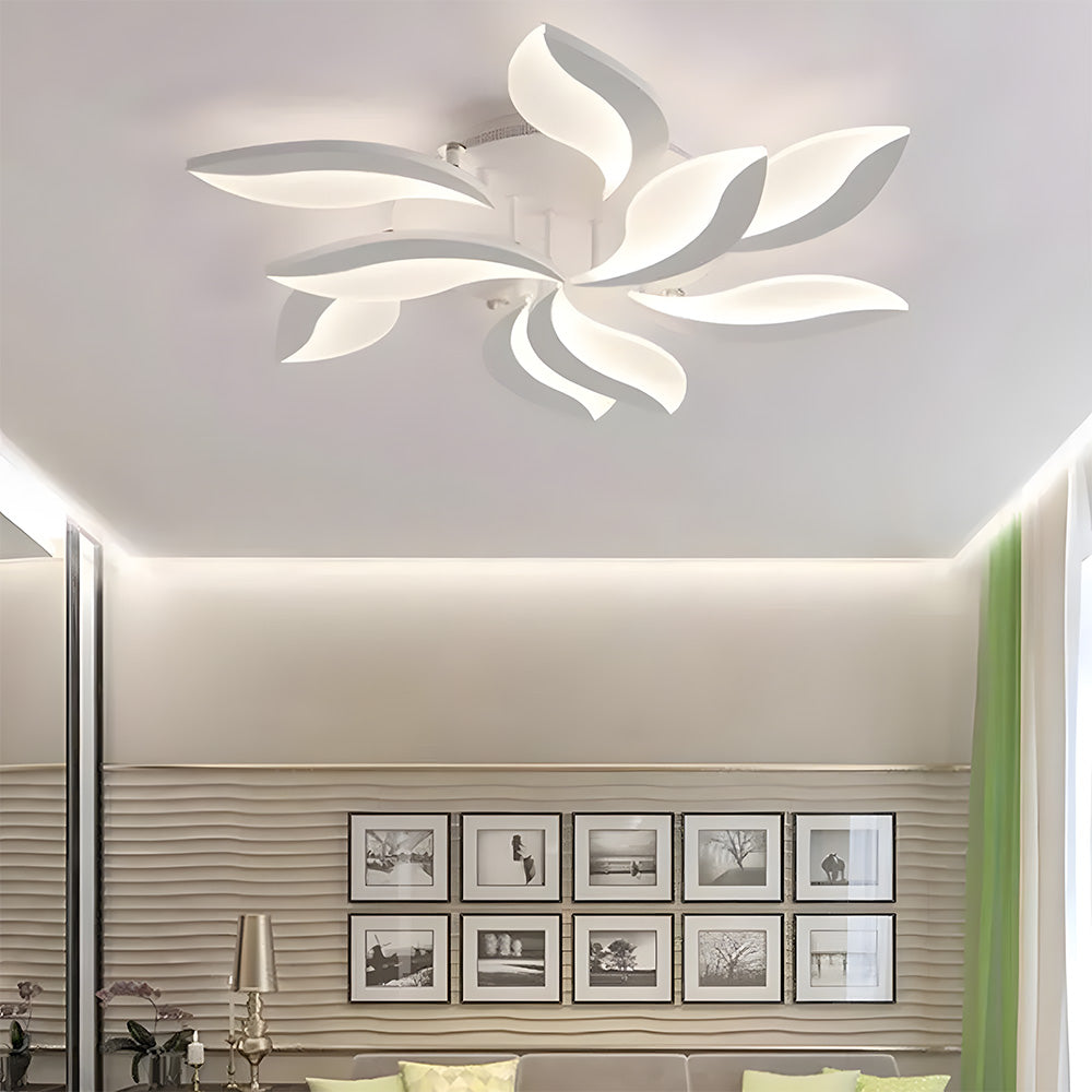 Multi-Lights Flower Acrylic LED Ceiling Light For Living Room