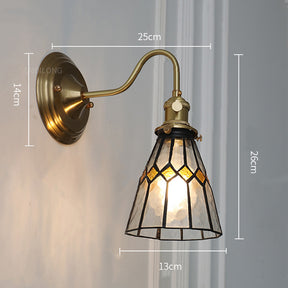 Vintage Glass Wall Sconce Light For Living Room