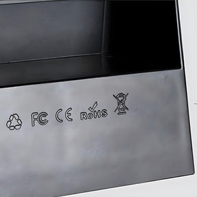 IP54 Waterproof Black Solar Powered Outdoor Wall Lights, Dusk-to-Dawn