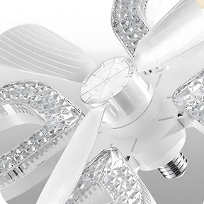 Modern Flush Silent Ceiling Fan with Light for Bedroom Living Room