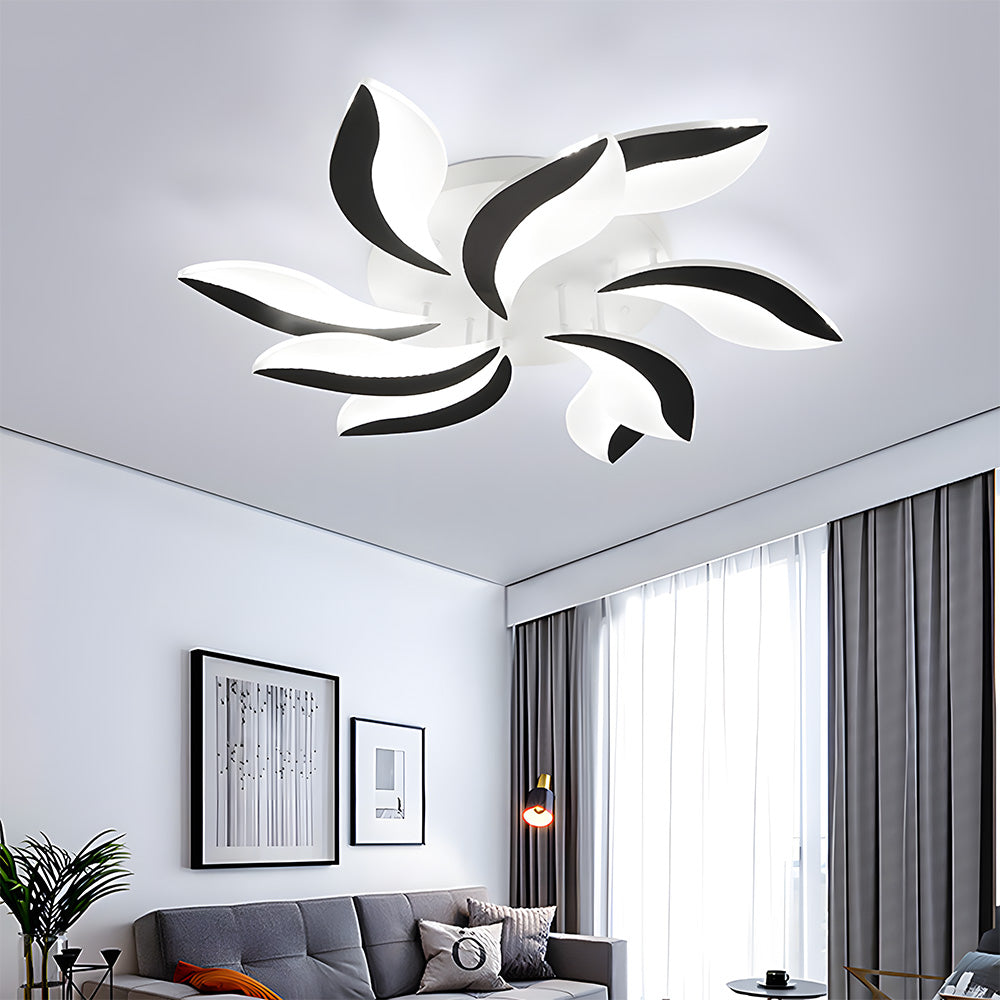 Multi-Lights Flower Acrylic LED Ceiling Light For Living Room