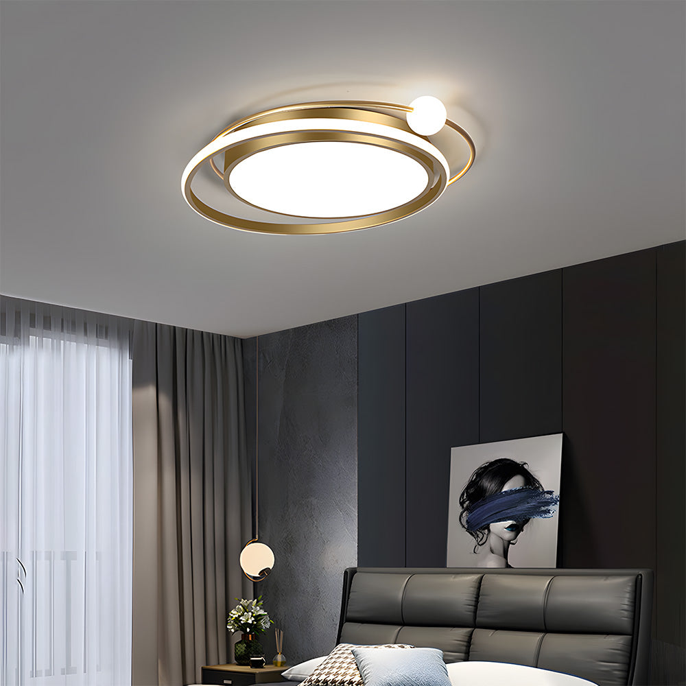 Modern Design Planet LED Ceiling Light for Living Room