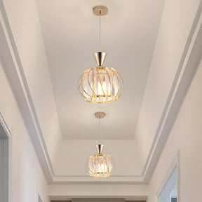 Crystal Pendant Light Shade Hanging Light for Hallway Kitchen