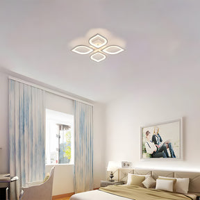 Nordic White Acrylic Shade LED Ceiling Light For Living Room