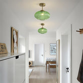 Mid century close to ceiling lights for hallway