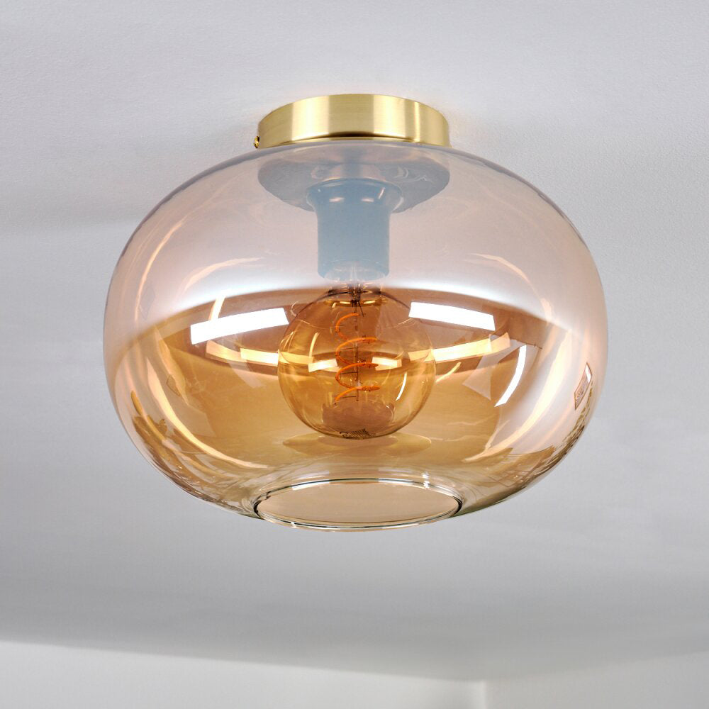 Vintage Glass Ceiling Lights For Living Room