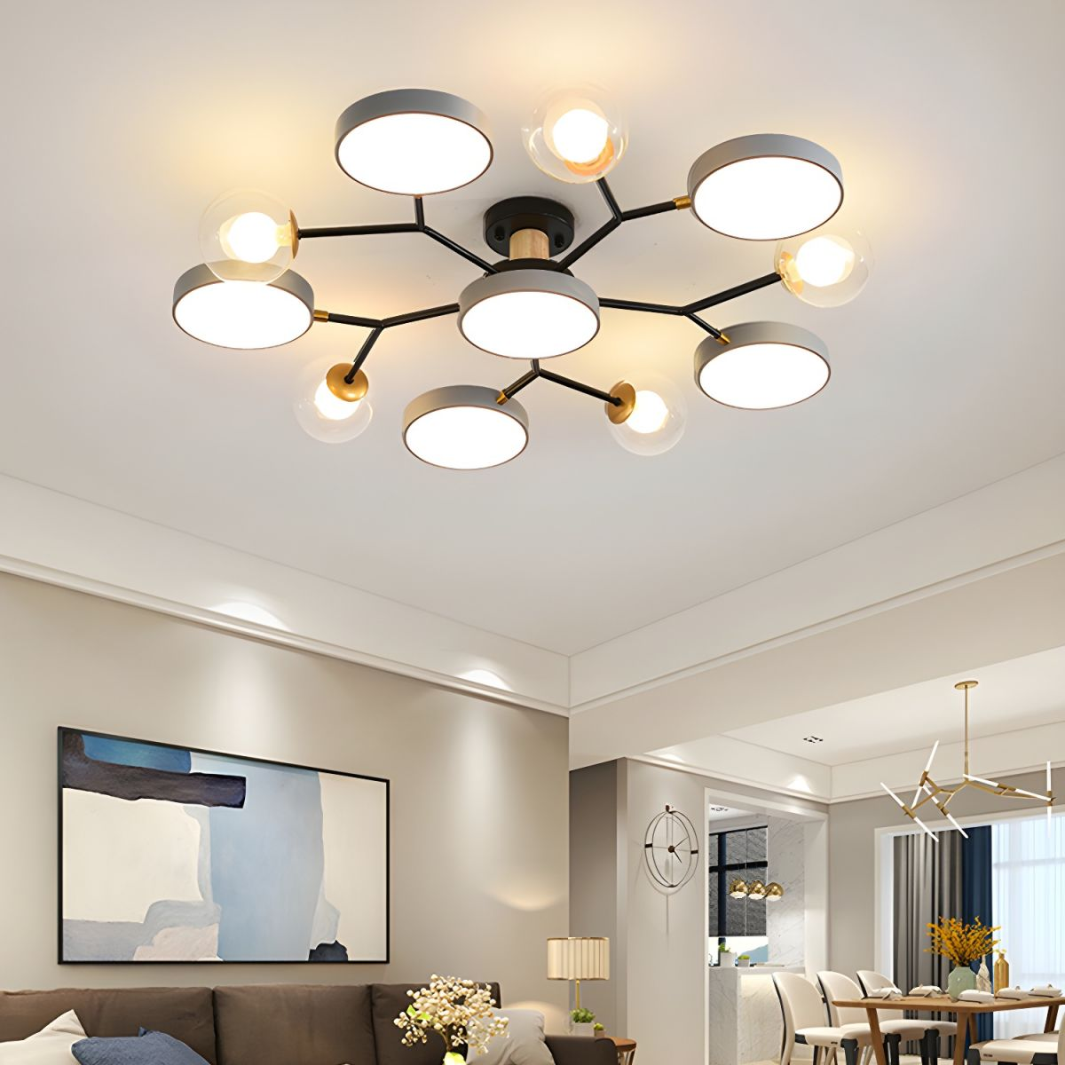 Creative Branch LED Living Room Ceiling Light