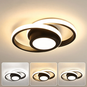 Minimalist Double Ring LED Ceiling Lamp