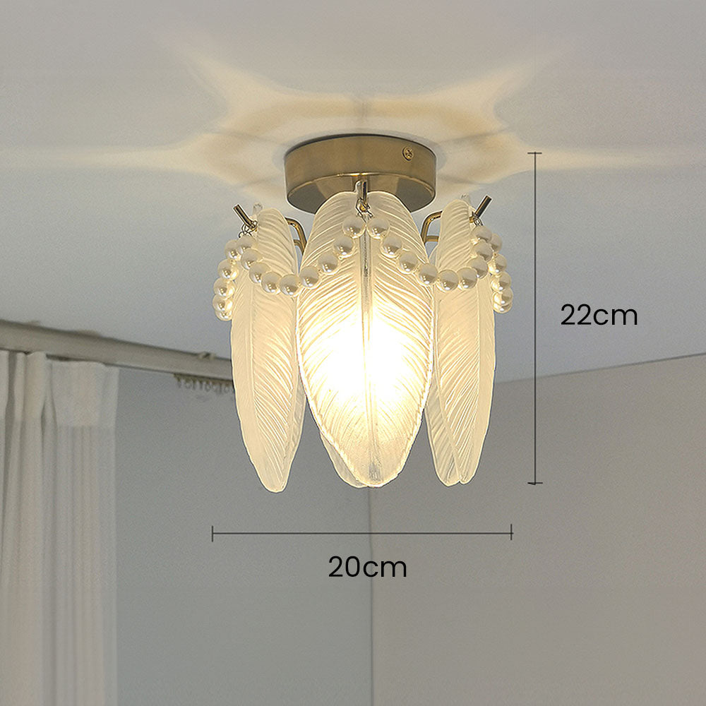 Elegant Glass Ceiling Light For Living Room