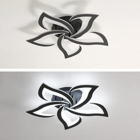 Contemporary Flower Shape Iron LED Ceiling Light For Living Room