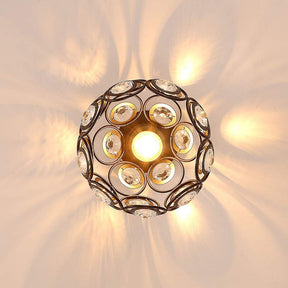 Art Gold Creative Glass Hallway Ceiling Lighting