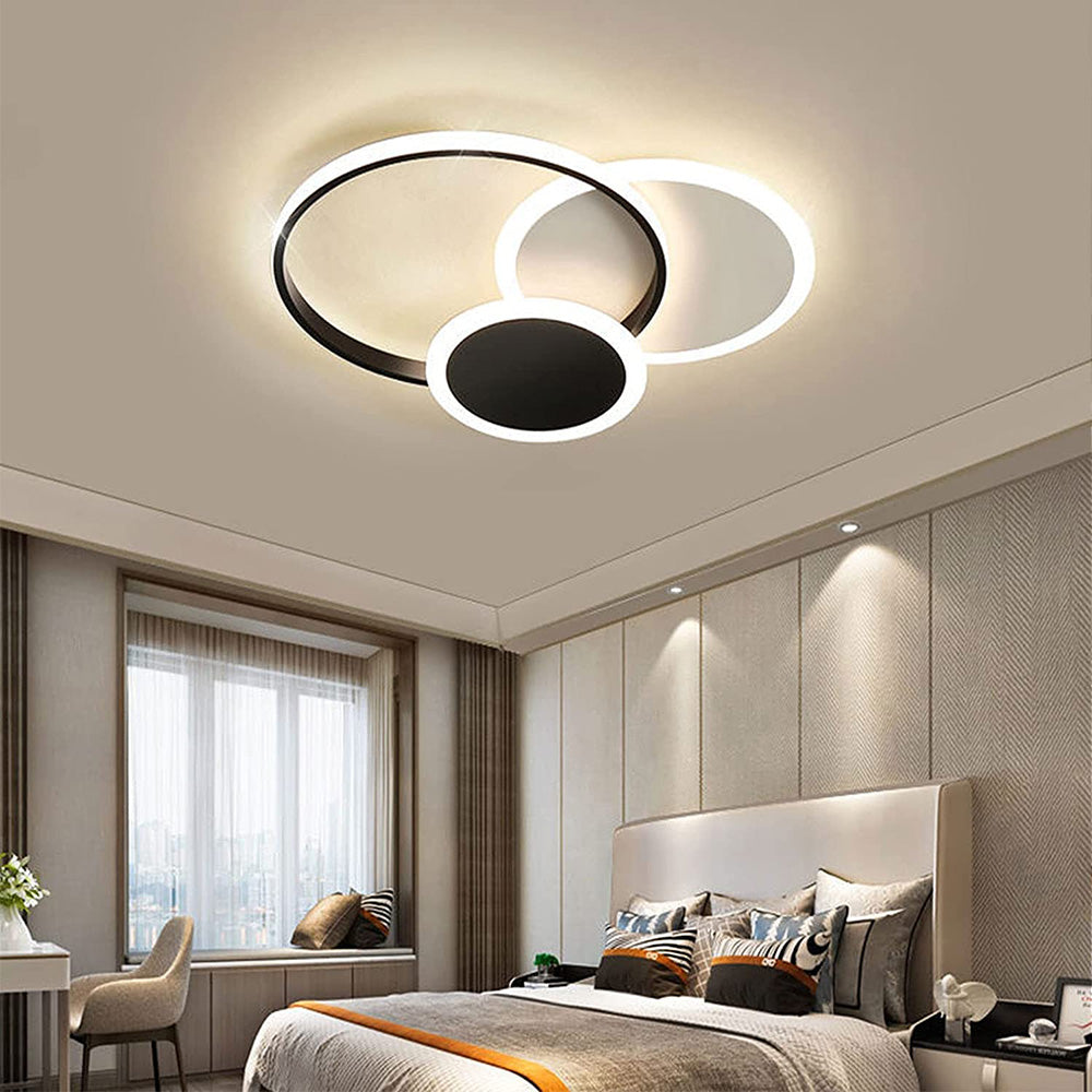 Elegant Acrylic LED Flush Mount Bedroom Ceiling Lamp