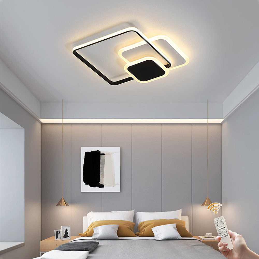 Elegant Acrylic LED Flush Mount Bedroom Ceiling Lamp