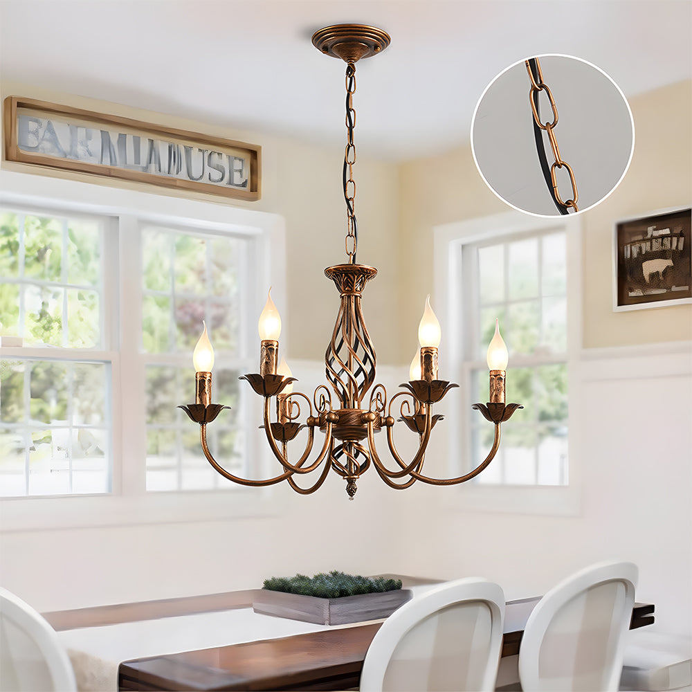 Vintage Bronze Dining Room Pendant Lights