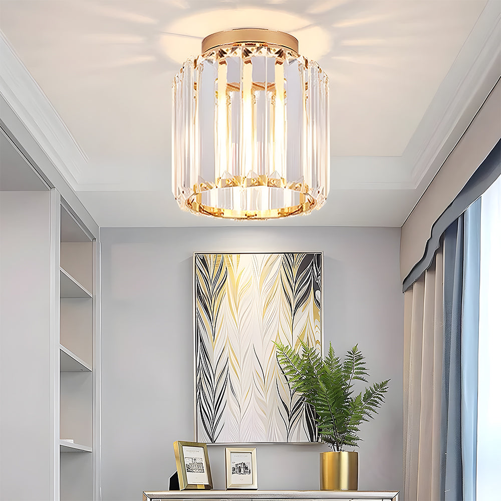 Modern 1-Light Hallway Flush Mount Ceiling Light