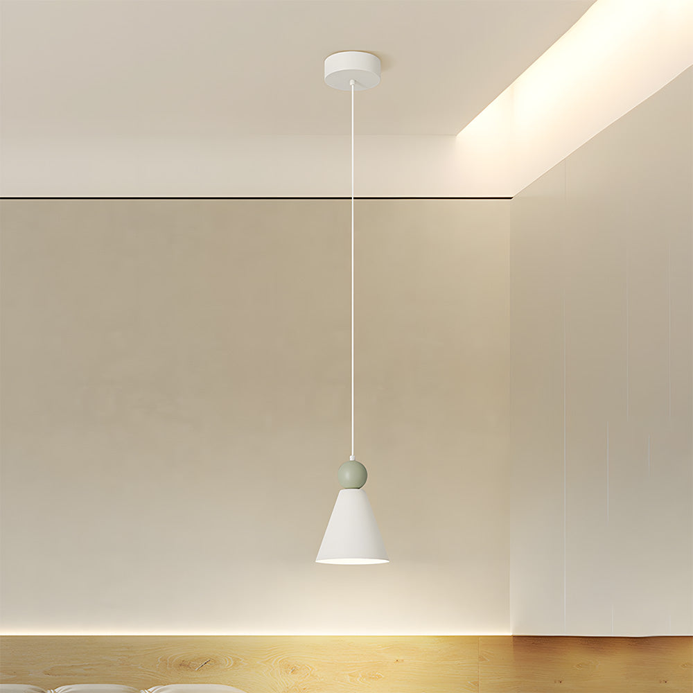 Compact Minimalist Iron Pendant Lights For Living Room