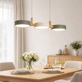 Modern Dining Rooms Cylinder Multi Light Pendant