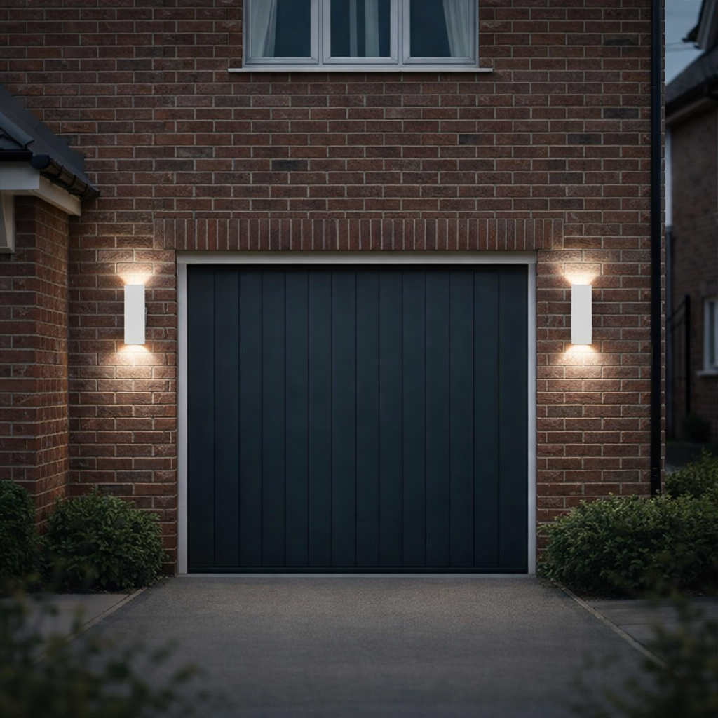 Set of 2 Up-and-Down IP65 LED Aluminum Outdoor Wall Lights