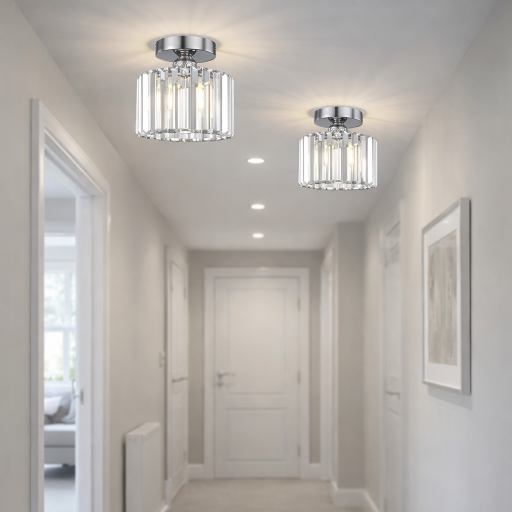 Modern Crystal hallway lights for Living Room, Bedroom, Kitchen, Hallway