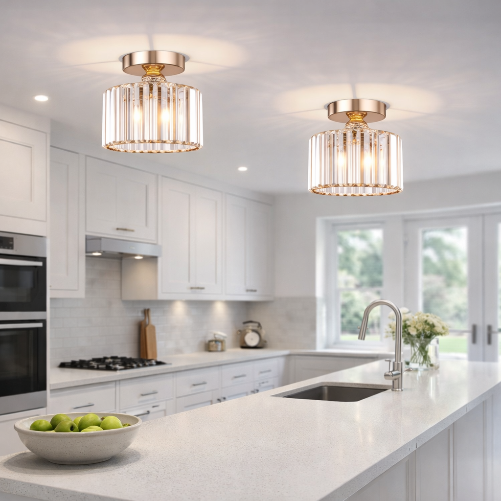 Modern Crystal hallway lights for Living Room, Bedroom, Kitchen, Hallway