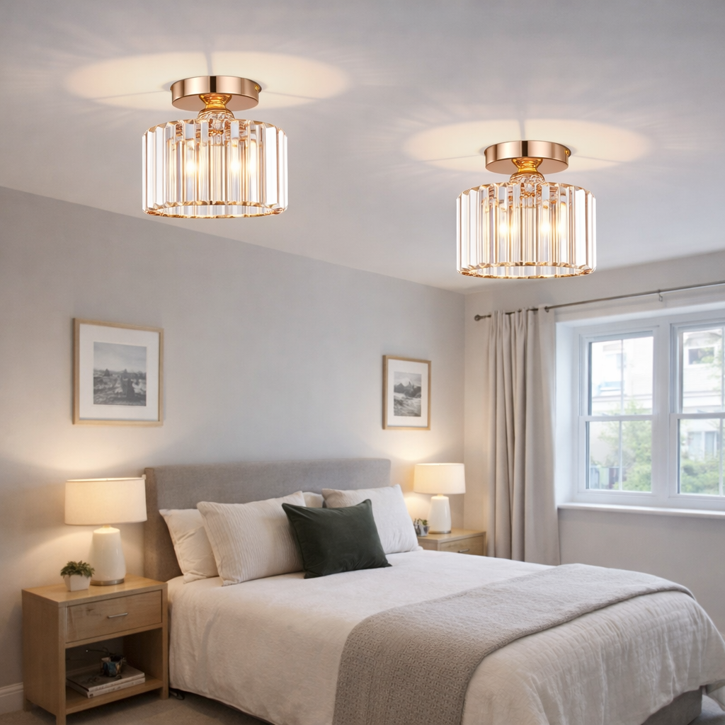 Modern Crystal hallway lights for Living Room, Bedroom, Kitchen, Hallway