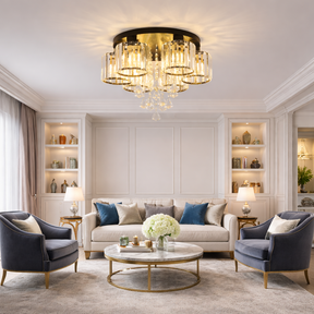 Modern Black Hallway Flush Ceiling Lights