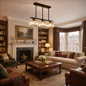 Nordic Multi-Head Designer Long Glass Island Lamps