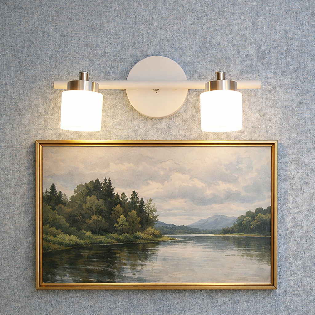 Modern Simple Hardware Long Light Bathroom LED Wall Light, Picture Light